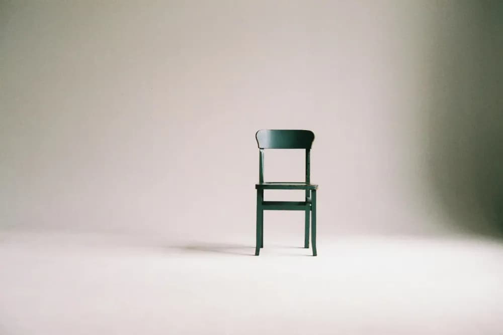 Modern interior chair in a renovated living space